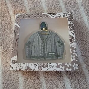 NIB Taylor Swift evermore cardigan Holiday Ornament